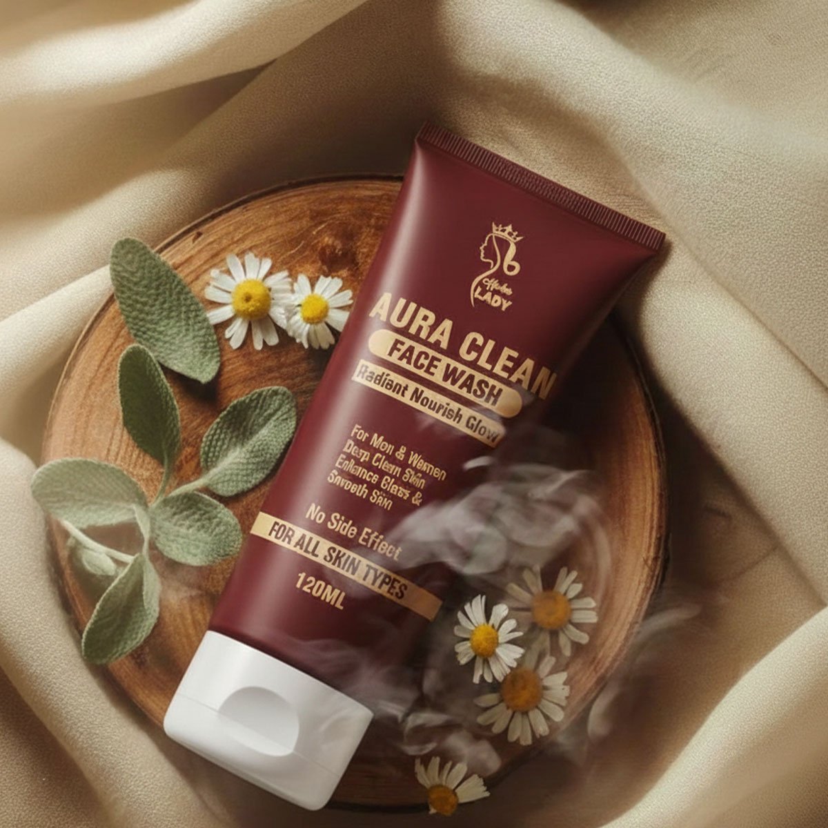 AURA CLEAN Face Wash – Deep Cleansing, Instant Brightening & Radiant Glow for All Skin Types-alphaalady.com-3