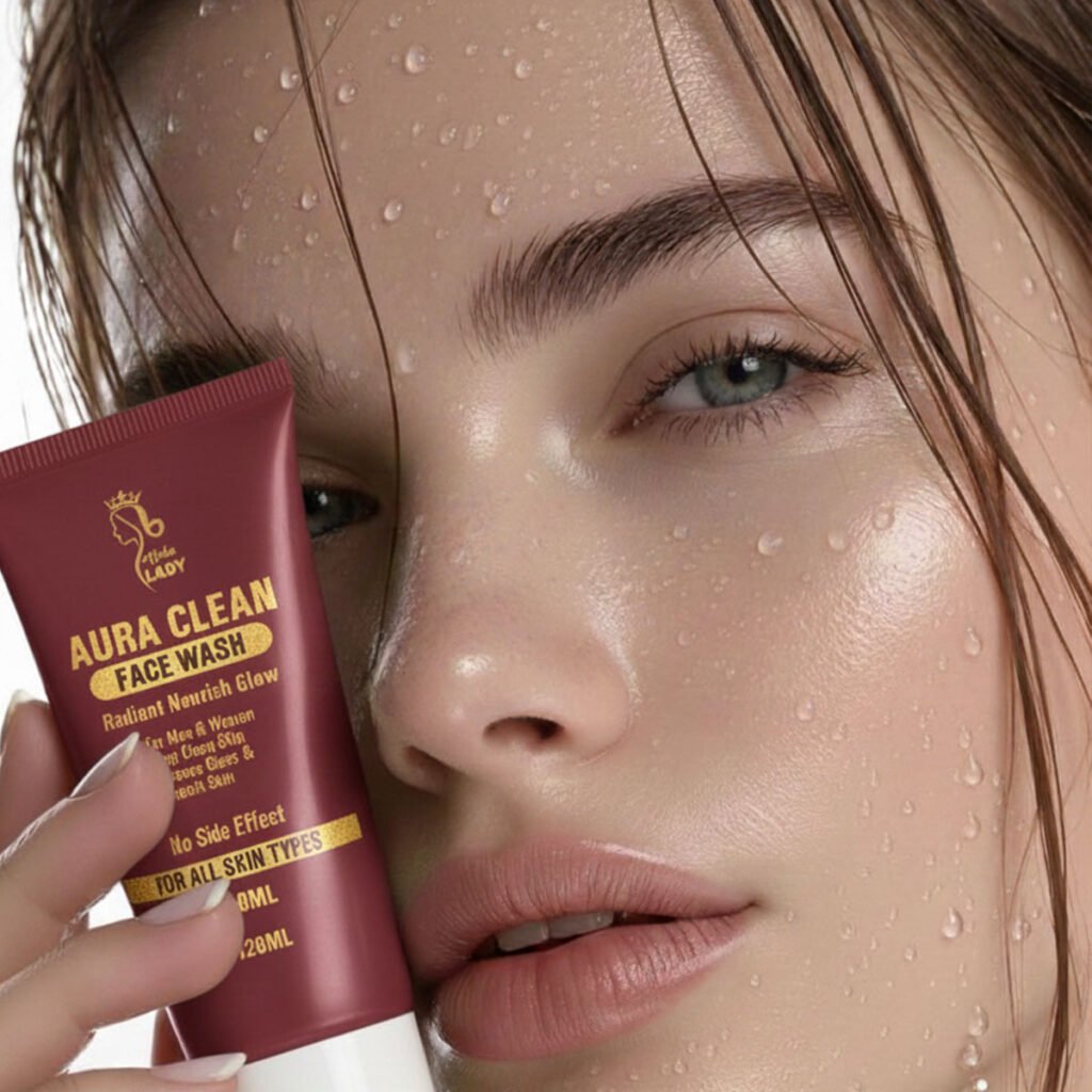 AURA CLEAN Face Wash – Deep Cleansing, Instant Brightening & Radiant Glow for All Skin Types-alphaalady.com