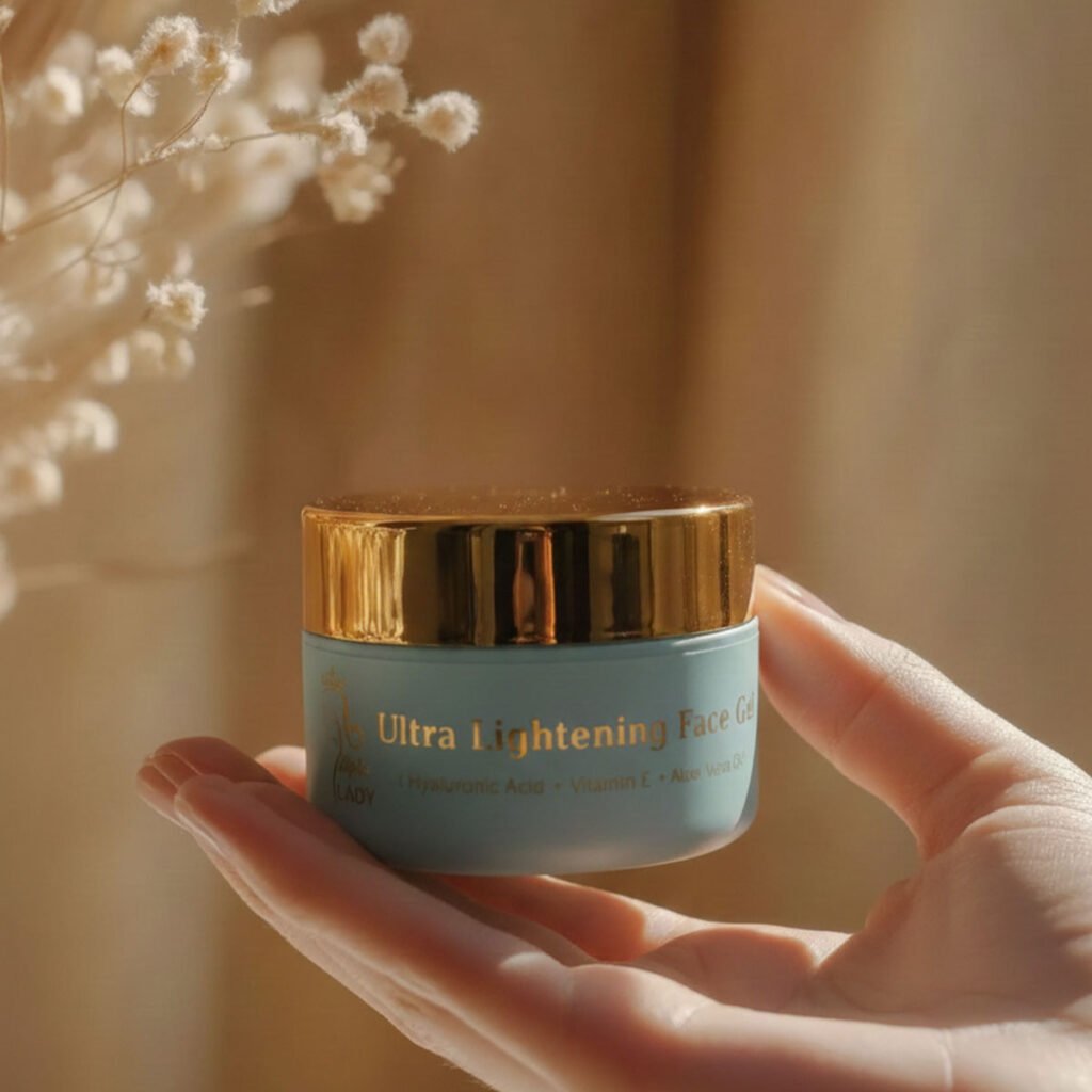 Ultra Lightening Face Gel - Brighten, Hydrate Rejuvenate Skin-Glow Naturally-alphaalady.com-8
